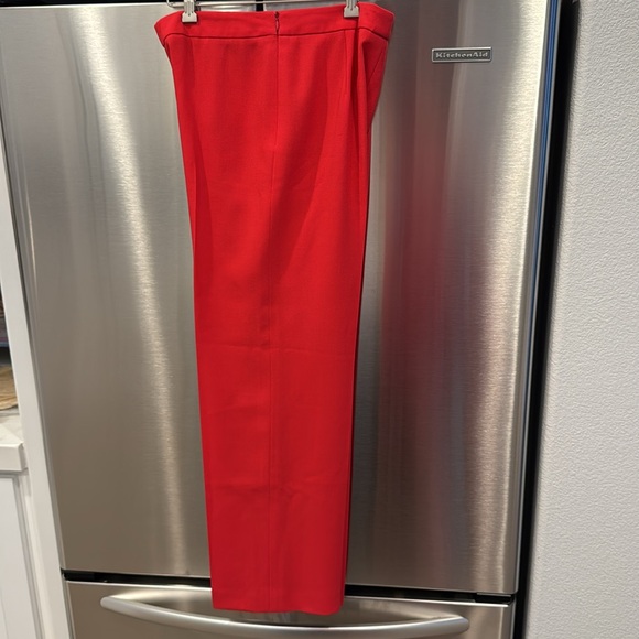 Armani Collezioni Vibrant Red dress pants 8 - Picture 3 of 9